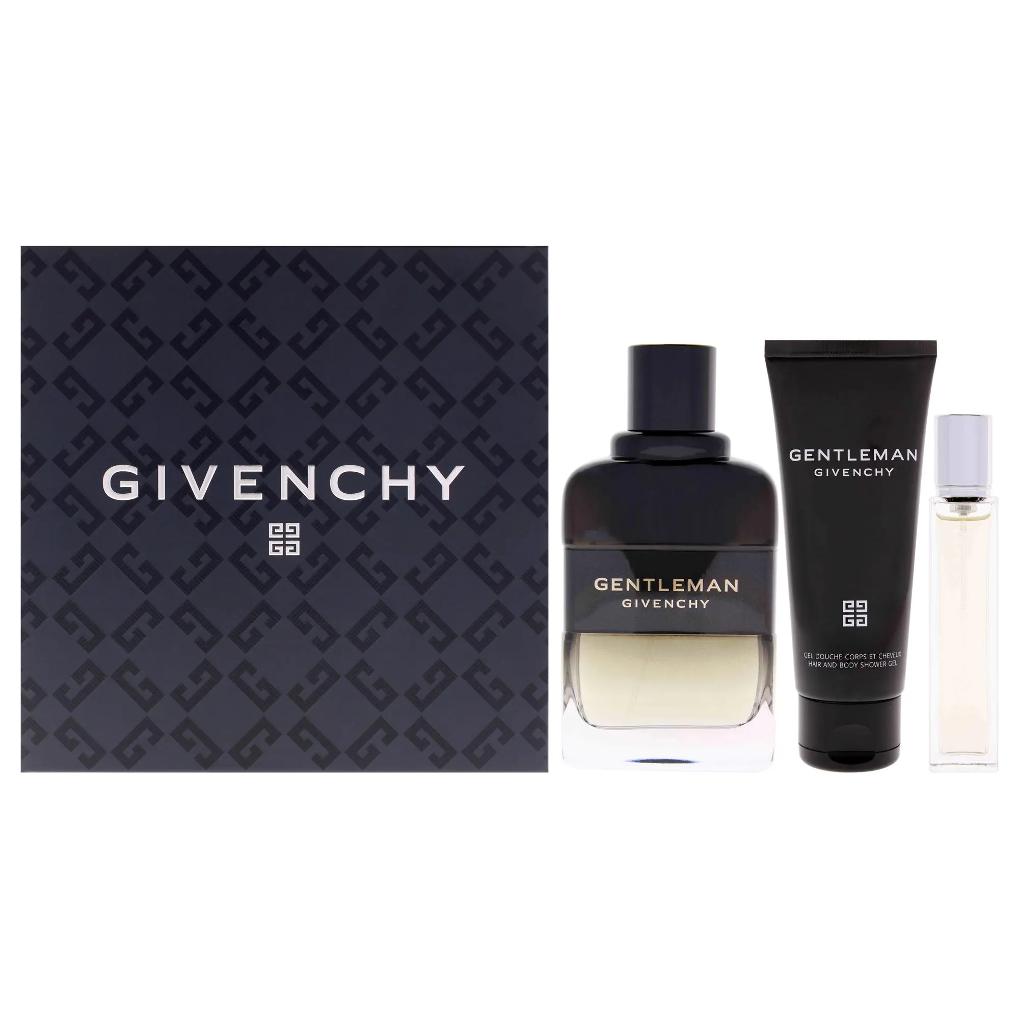 Givenchy Gentleman Boisee Men's 3-Pc Gift Set - 3.3oz EDP Spray, 0.42oz Travel Mini EDP Spray, 2.5oz Shower Gel (Unisex Fragrance, Beauty & Personal Care), Travel Mini Bottles, Travel Mini Products, Luxury Routine
