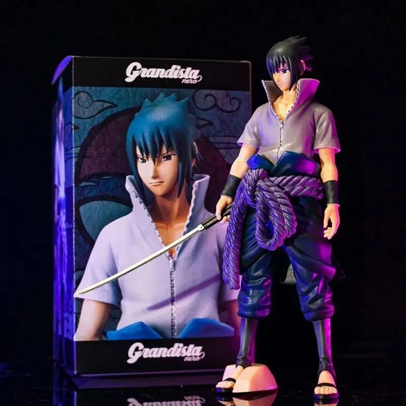 29cm Uchiha Sasuke Anime Figure (PVC Model Toy) – Gift for Kids / Collectible Figurine