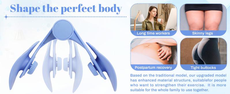 Hip Trainer Kegel Exerciser, Pelvic Floor Trainer, Kegel Trainer for Postpartum Rehabilitation, Trimmer Inner Thigh, Thigh Toner Workout