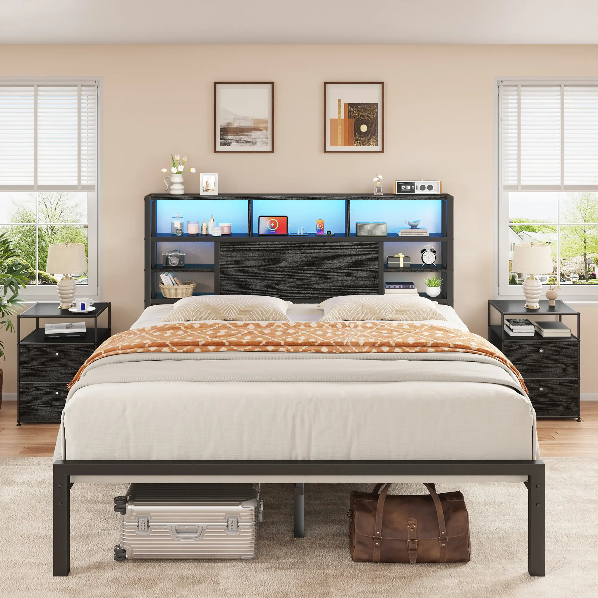 Upgraded Headboard-Black