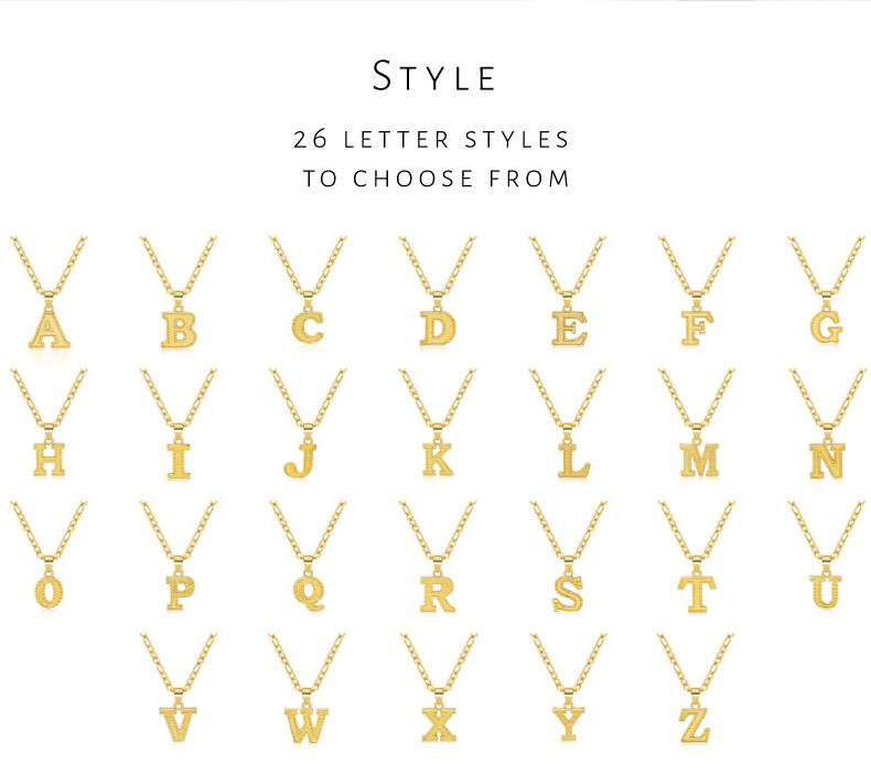 GGIRL Initial Neckiace for Women Men Girls Boys, 18K Gold Plated Gothic  Gold Plated 26 Letters Pendant Necklace Cuban Link Chain Fashion Jewelry Gift for Holiday Haul Christmas Birthdays Anniversaries