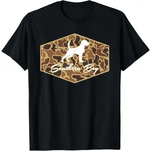 Southern Boy Camouflage Hunting Dog Hello Hunting Season T-Shirt