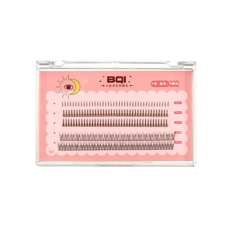 Mermaid Tassel False Eyelashes #Lower Eyelashes + A Style + Fish Tail Free Toolkit - Makeup & Cosmetic Accessory