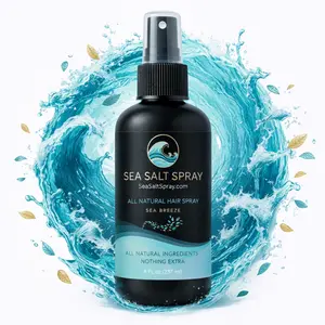 Sea Salt Hair Spray Natural Texture Light Hold 8 fl oz All Natural Ingredients Sea Breeze
