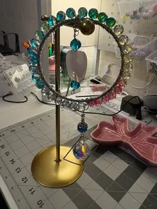 Wire wrapped Sun catcher -rainbow