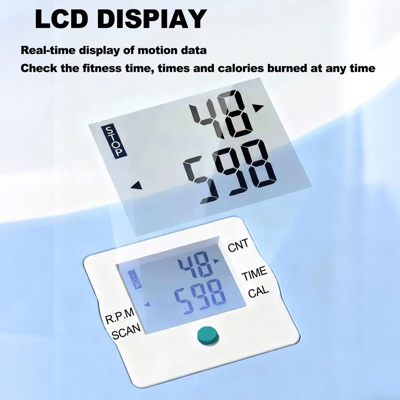 Swing Glider Stepper with Resistance Bands，Multifunctional Home-use Pelvic Floor Muscle Trainer, Balance Stepper, Ski Machine & Leg Shaping Equipment