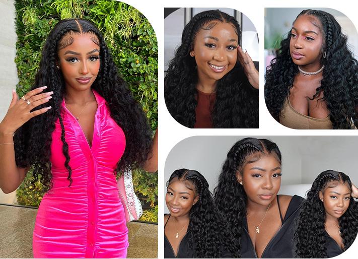 [Spring Renewal] Wiggins Hair Pre Braided Glueless Loose Deep Wave Wig 13x6 Lace Frontal Wigs Human Hair Pre Everything Pre Stylist Wig Ear To Ear Natural Hairline Ready To Go Wig #TikTokShopSpringGlowUp #WeeklyDeals