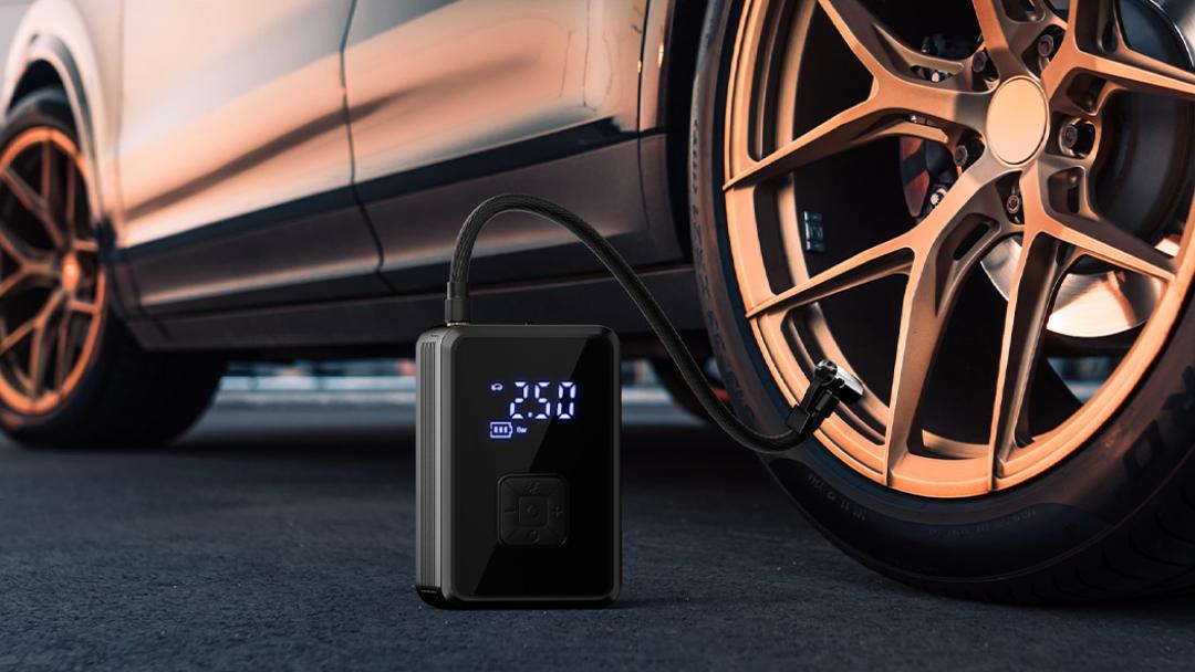 Oasser Cordless Tire inflator Portable Air Compressor 150 PSI with Large Capacity Battery Wireless Digital Display Enhanced Safety Features for Cars& inflatables Auto Shut-Off，Bikes & Inflatables Ball & Inflatables cars accessories car stuff