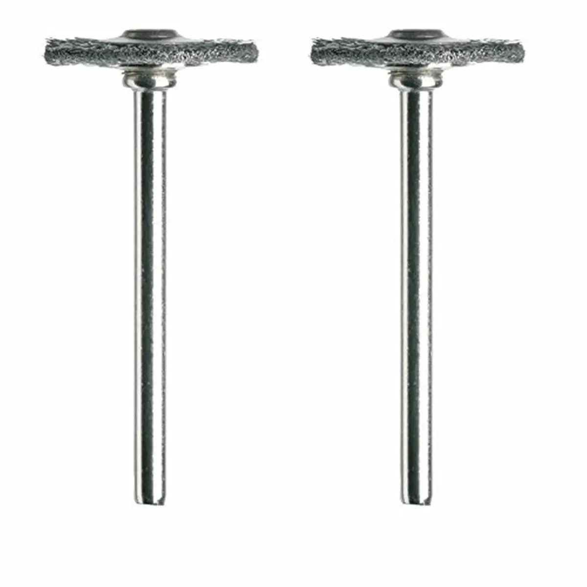 Dremel MFG 234462 Carbon Steel Brushes - 0.75 in., Pack of 2, for Metal Surfaces, Rust Removal, Soft Metals Cleaning
