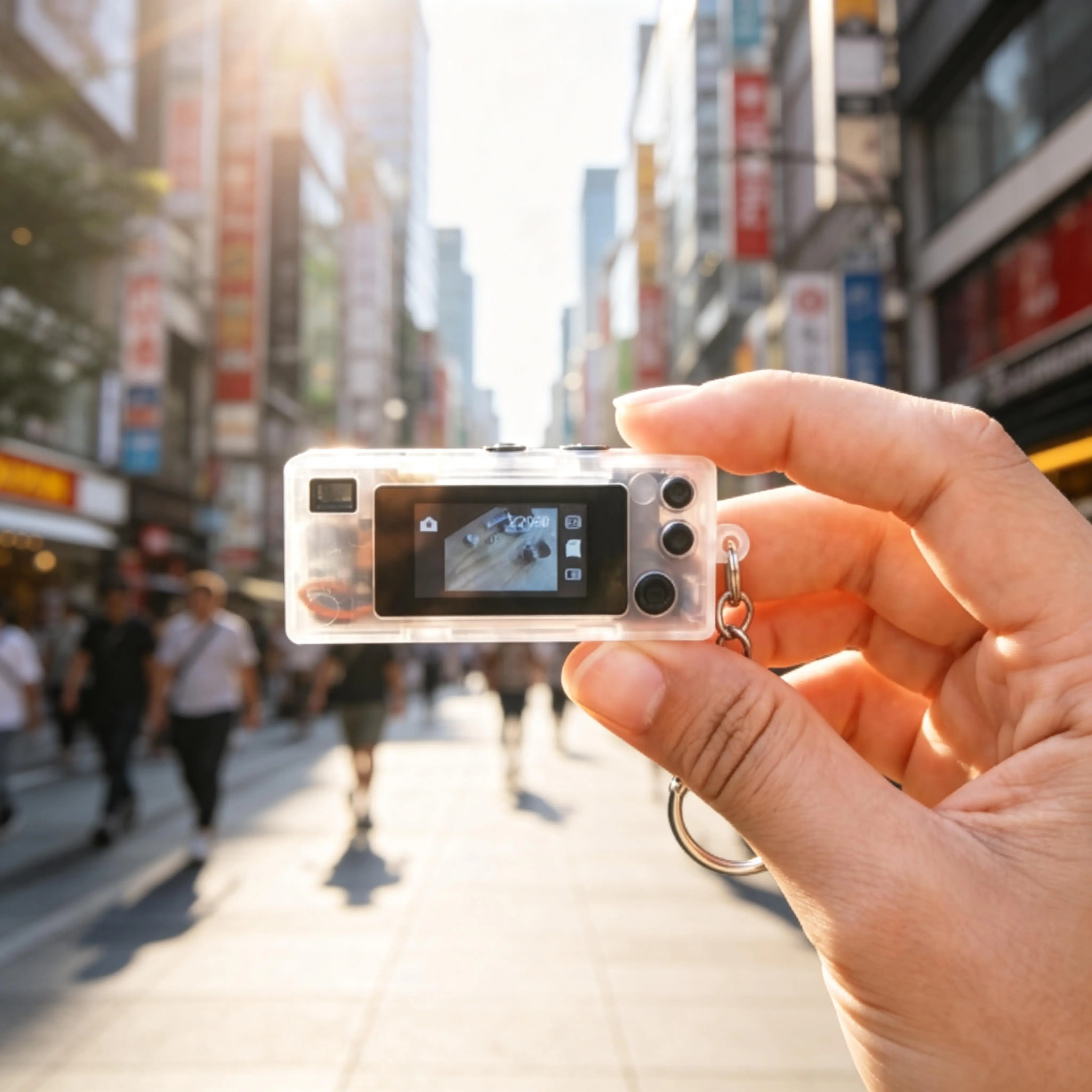 G6 Mini Camera G6 Mini Keychain Camera with 1080P Video Recording, 0.96” LCD Display ...