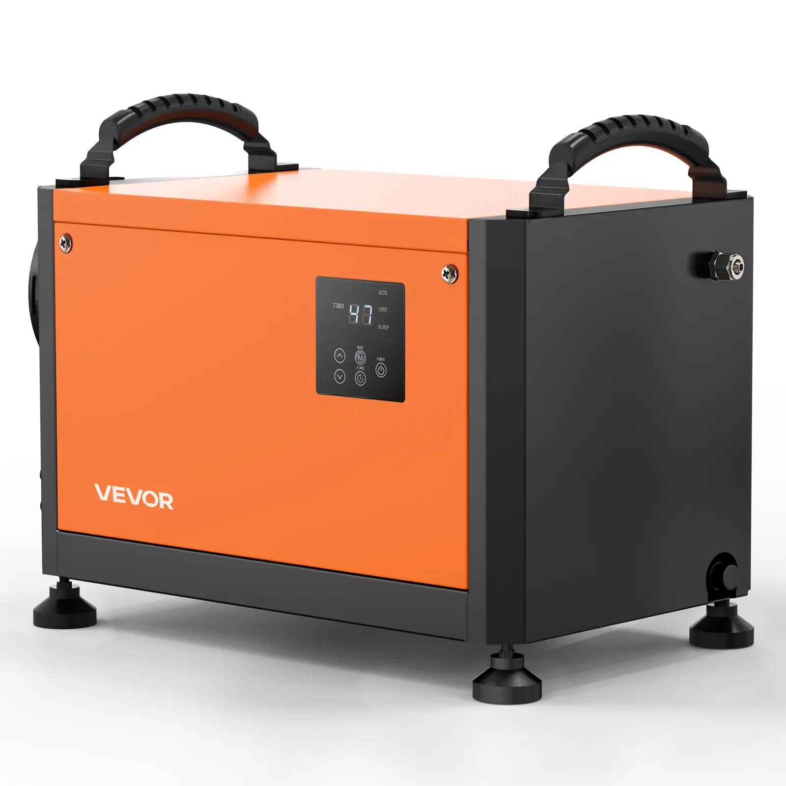 【summerfinds】VEVOR 70 Pints Commercial Dehumidifier with Pump, Portable Crawl Space Dehumidifiers for Basement Storage Room Industrial, Auto Defrost/Drainage, Heavy-duty Galvanized Steel, with 2 Drain Hoses,dorm essentials,home essentials