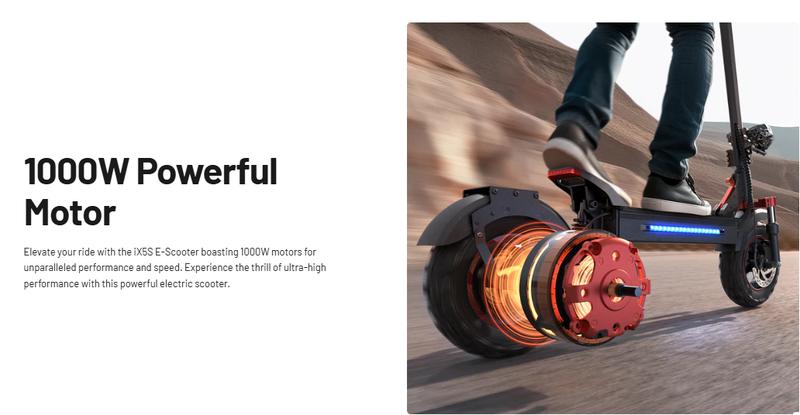 【Valentine's Day】Electric Scooter, 1000W/500W, 28MPH/25MPH,40 Miles/28 Miles/23Miles, 54.6V14Ah/48V15Ah Battery, 10''/11'' All-terrain Tires,  Dual Braking System & Suspension System, Foldable Commuter Electric Scooter Adults for Adults/Youths