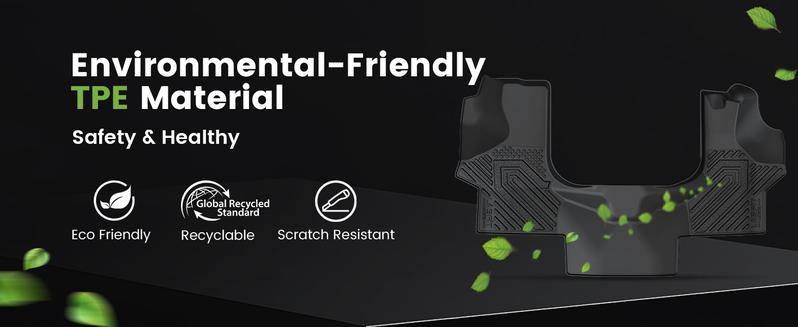 Lasfit fit for 2015-2026 Chevrolet Express 1st Row Custom Floor Mats