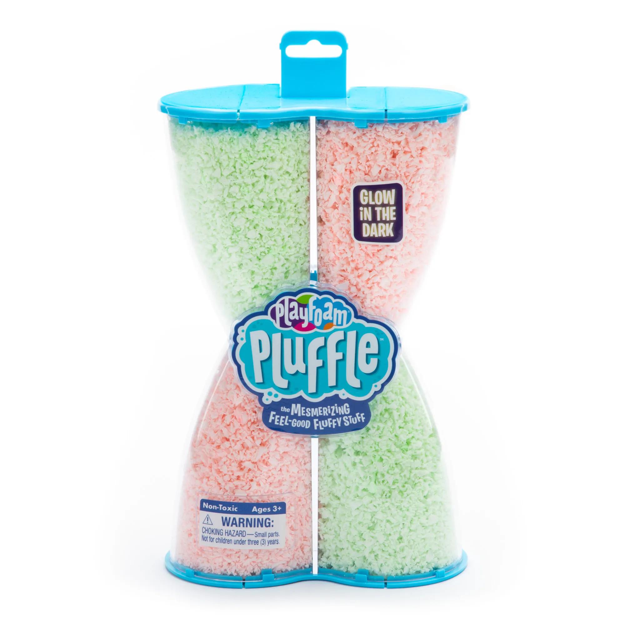 Educational Insights Pluffle for Sensory Bins, Glow-in-the-Dark and Black & White, Set of 2, Slime Alternative,Ages 3+ Educational Insights Pluffle for Sensory Bins, Glow-in-the-Dark and Black & White, Set of 2, Slime Alternative,Ages 3+