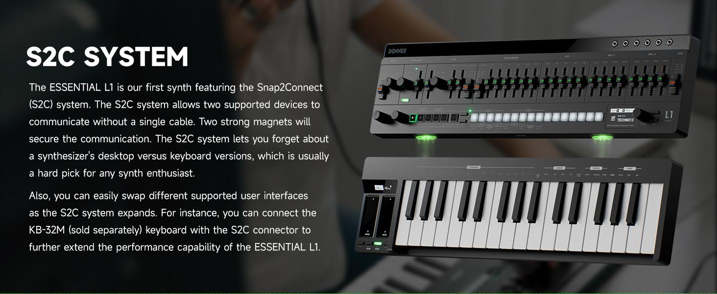 Donner Essential L1 Monophonic Analog Synthesizer