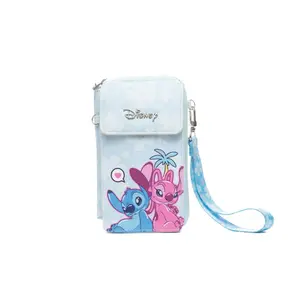 Wondapop Disney Stitch and Angel Crossbody Wallet Cell Phone Wristlet