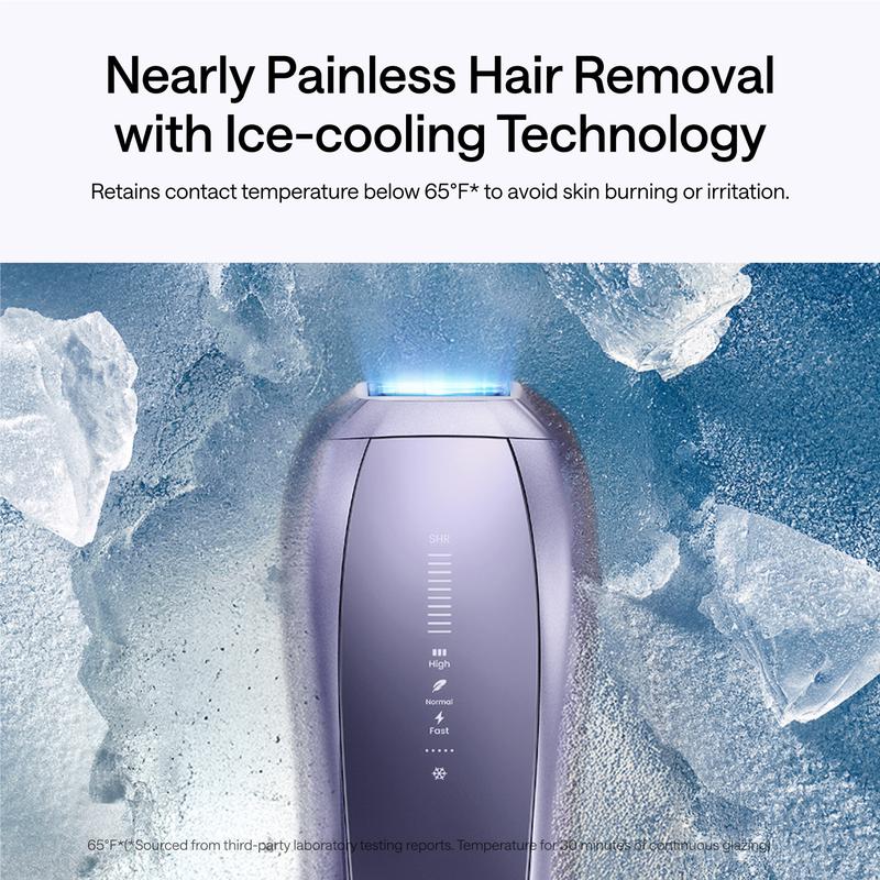 Ulike Laser Hair Removal Air 10 IPL Device with Ice-Cooling Contact Dual Lights Skin Sensor & SHR Mode for Comfortable Effective Results - Epilator Ulike Laser Hair Removal Air 10 IPL Device with Ice-Cooling Contact Dual Lights Skin Sensor & SHR Mode for Comfortable Effective Results - Epilator