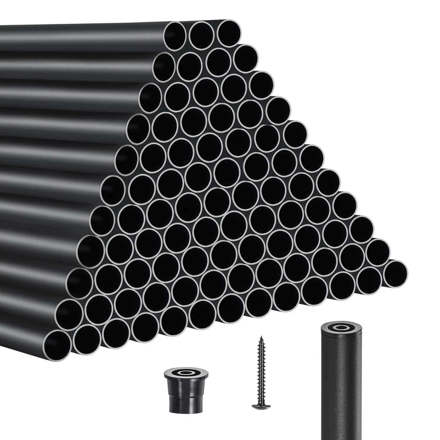 【SummerFinds】VEVOR Metal Staircase Balusters 101 Pack 26 In Aluminum Spindles with Screws/Rail Caps