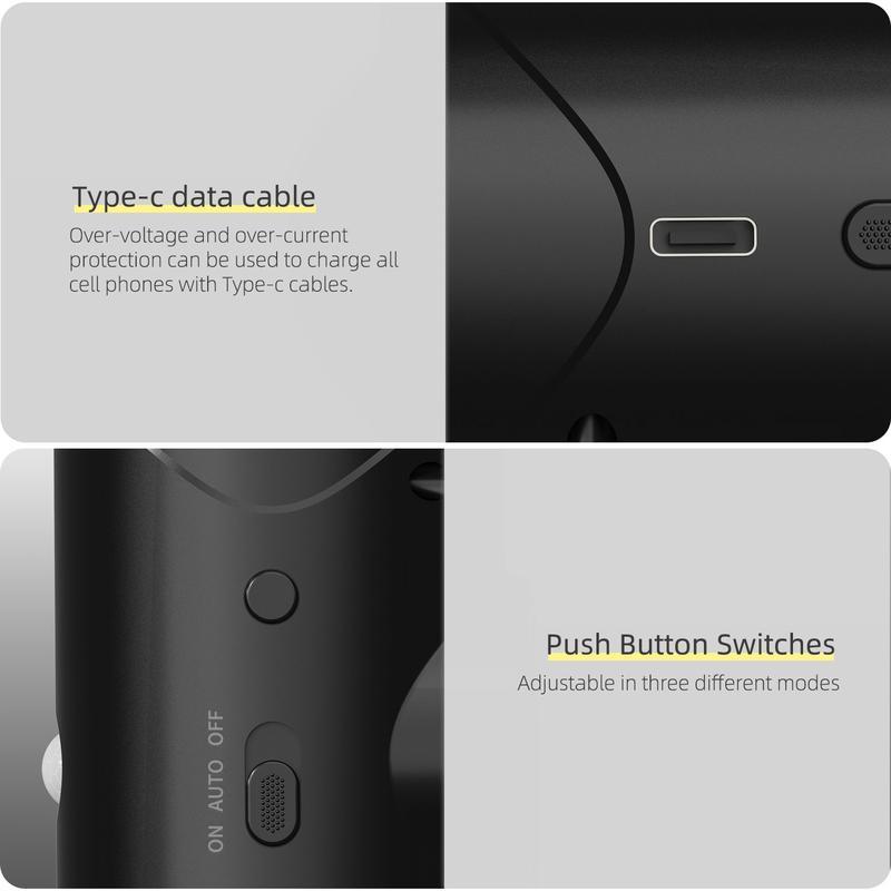 Rechargeable LED Motion Sensor Night Light – 8 Ambient Colors, Auto-On, Long Battery Life, Stick Anywhere, No Outlet Needed – Cozy, Plug-Free Lighting for Bedroom, Bathroom, Stairs & More!