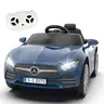 Ages 2-4 | Licensed Mercedes-Benz CLS 350 12V Ride On Car – Parent Remote Control, Spring Suspension, Bluetooth, Music & LED Lights (Blue) summerwins Ride On Wheels Toddler Car, Windshield