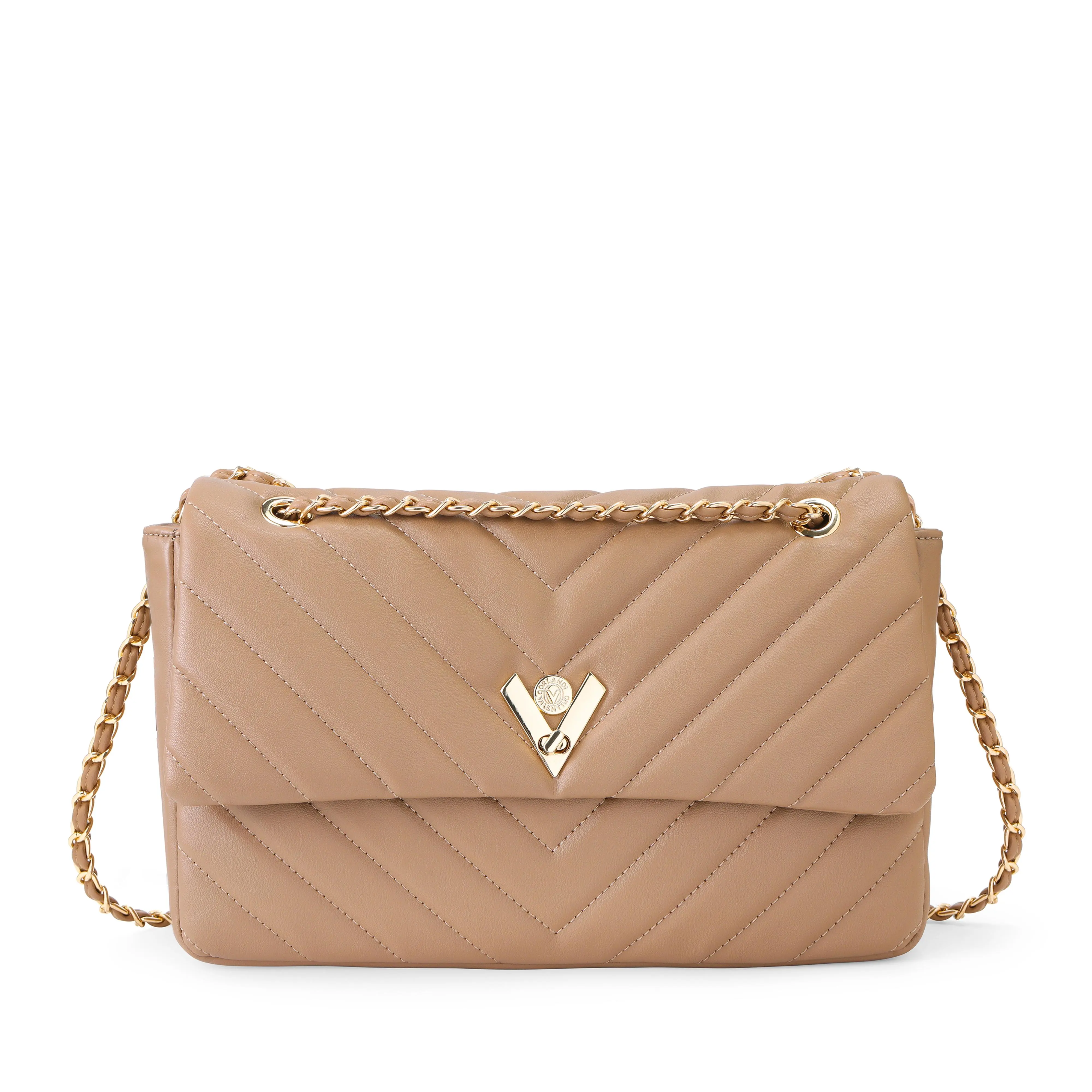Valentino Orlandi Angel Crossbody Bag-Taupe