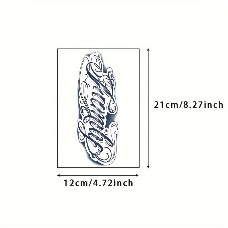 6 Large temporary tattoos men,fake tattoos,Lasting for 7-15 Days,Waterproof and Anti-Friction, Realistic Effect, Suitable for People Who Do Not Want Tattoo Pain, Including Compass, Wings, Anchor and Other Elements,Herbal Tattoo Stickers 6 Large temporary tattoos men,fake tattoos,Lasting for 7-15 Days,Waterproof and Anti-Friction, Realistic Effect, Suitable for People Who Do Not Want Tattoo Pain, Including Compass, Wings, Anchor and Other Elements,Herbal Tattoo Stickers