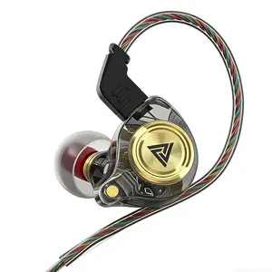 QKZ AK3 Gaming Sports Gym Wired Earbuds | HiFi Subwoofer, 3D/8D Stereo Sound | Noise Cancelling with Mic, Portable In-Ear Audio Headphones noise-cancelling headset