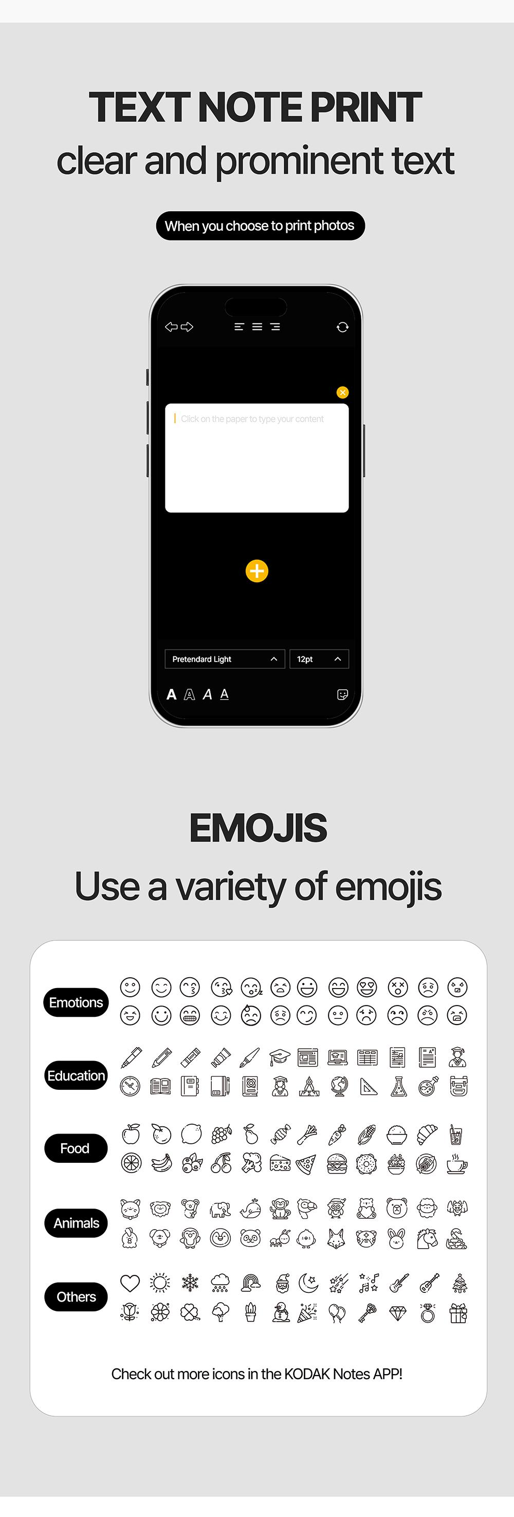 KODAK Memo Shot ERA Label Printer (1.8x2.7inches) bundle (camera with 1 roll + 9 rolls cartridge set) Instant Portable Black and White Sticker Photo Printer