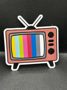Retro TV Sticker