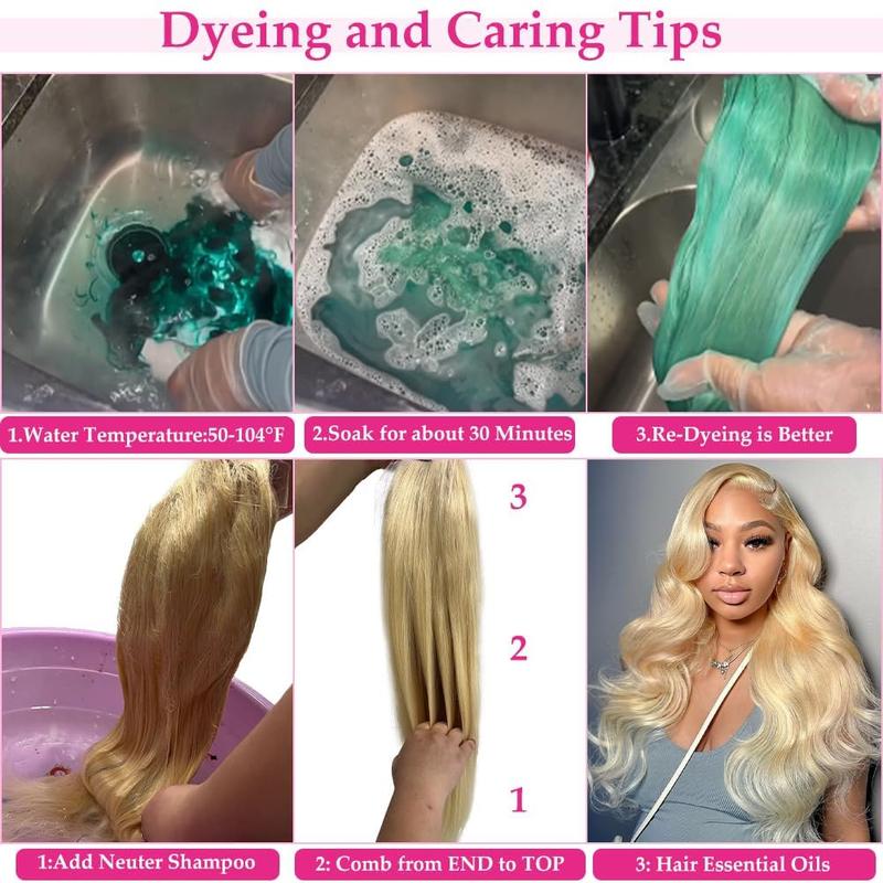 613 Blonde HD 13x6 Lace Frontal Wigs Pre plucked 13x4 Hot Red Straight Blonde Lace Front Human Hair Wigs For Women Can Be Dyed 180% Density