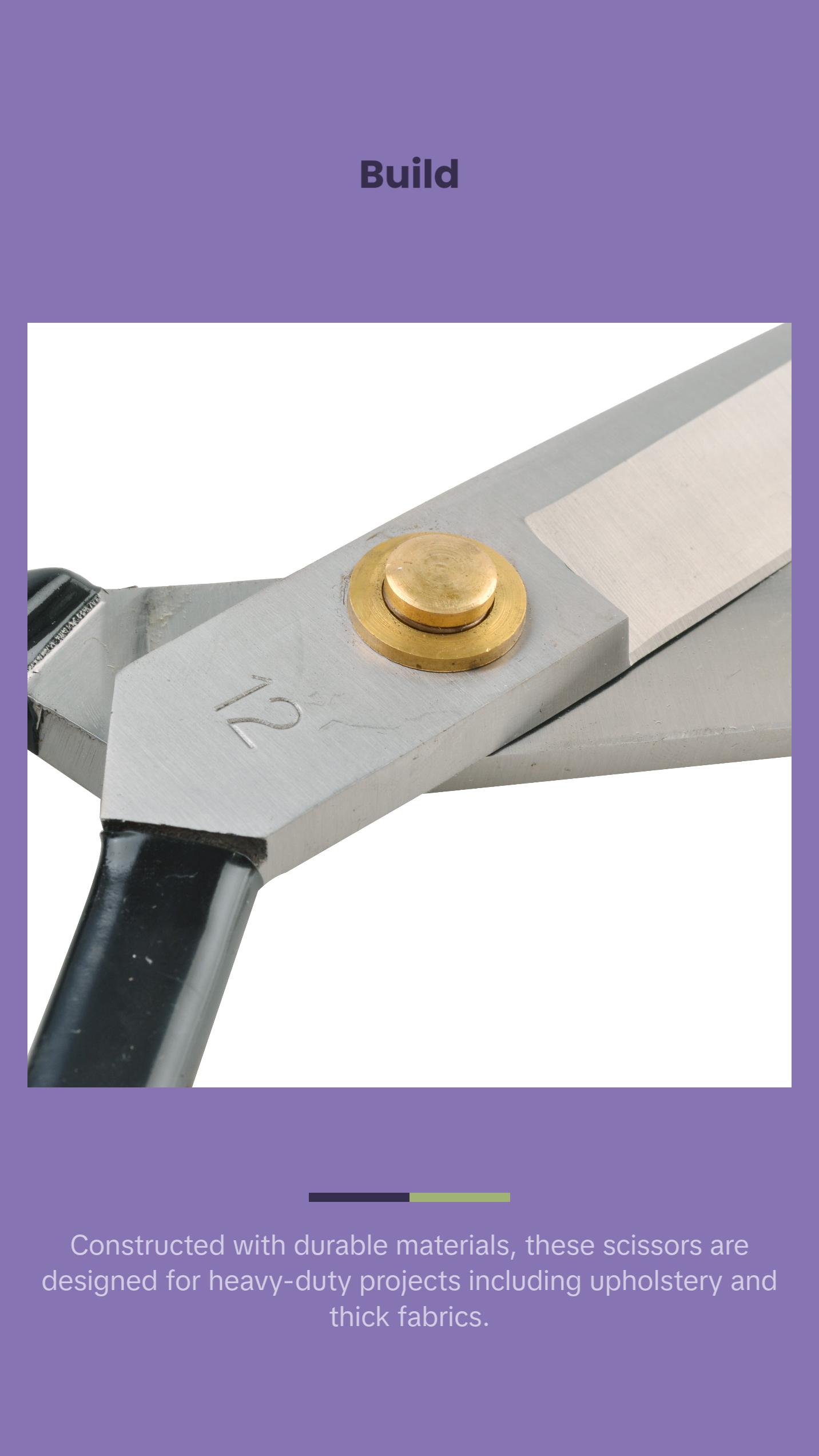 eZthings Heavy Duty 10 Inch Tailoring Scissors for Cutting Arts & Craft Fabrics Upholstery Leather Raw Materials Ultra Sharp Blades Durable Design Sewing eZthings Heavy Duty 10 Inch Tailoring Scissors for Cutting Arts & Craft Fabrics Upholstery Leather Raw Materials Ultra Sharp Blades Durable Design Sewing