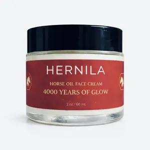 HERNILA Horse Oil Barrier Repair Face Cream | Deep Moisture, Anti-Aging & Skin Healing for Dry Sensitive Skin | Asian TCM Skincare