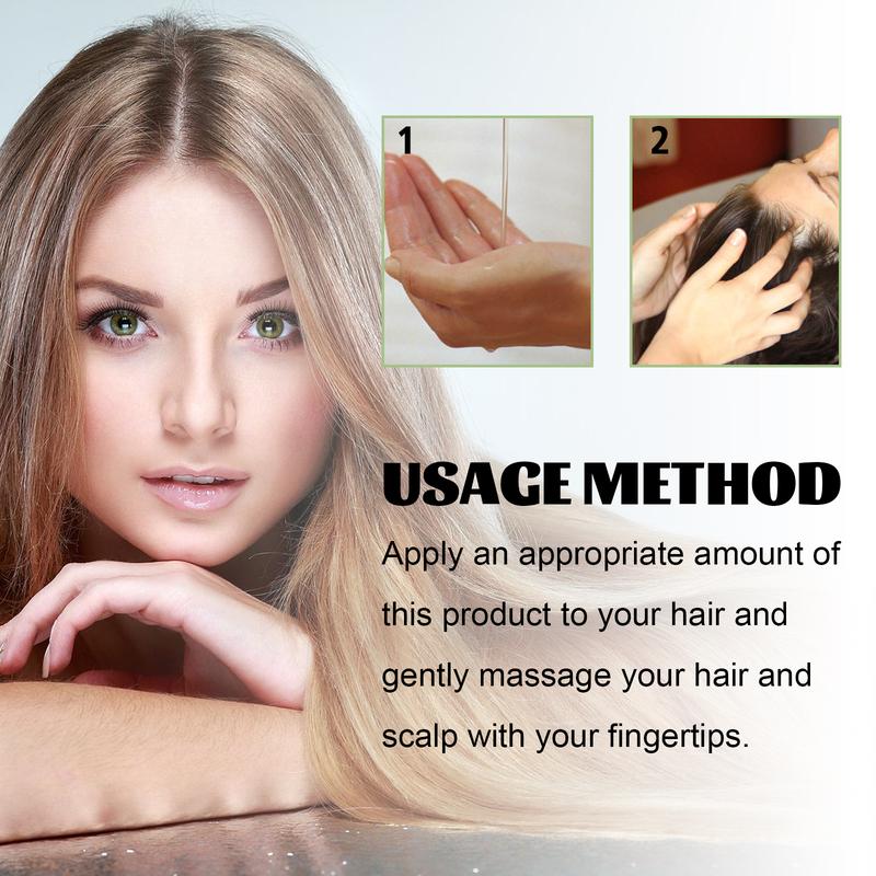 OUHOE Herbal Hair Oil: Gentle in nature, it nourishes the scalp; strengthens and cleanses the hair while protecting the scalp from dandruff and enhancing hair thickness.