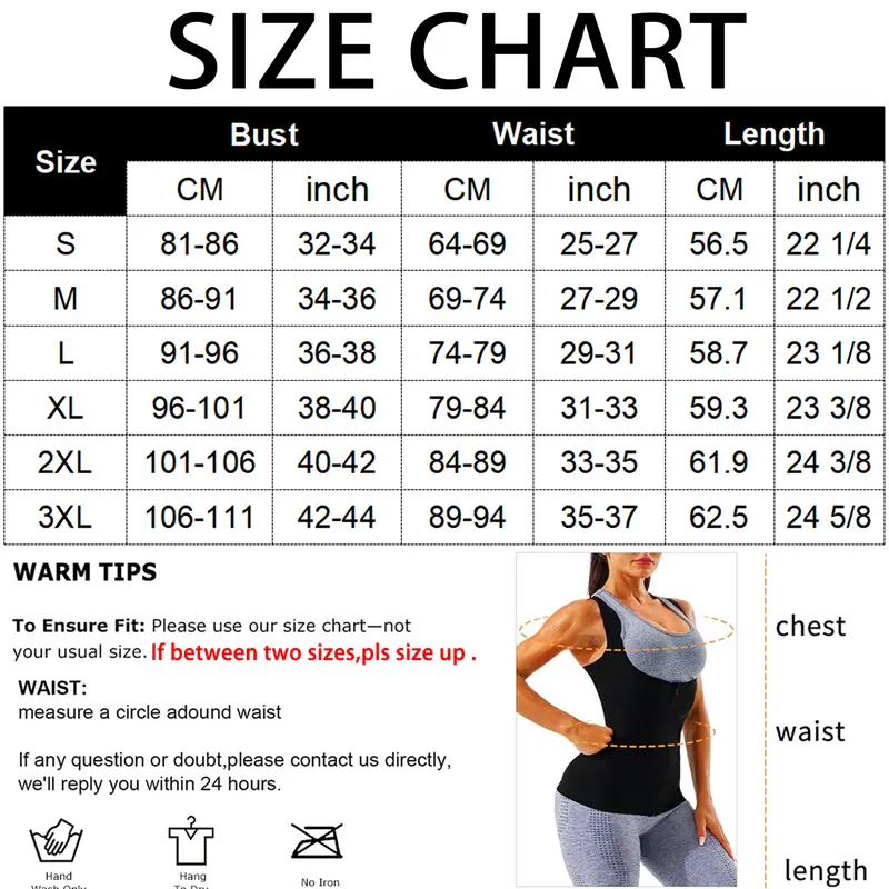 Outdoorfun Women's Adjustable Waist Trainer Corset Vest - Elastic Spandex Compression Sauna Tank Top with Zipper, Athletic Sports Clothes Casual Gym Stuff Waist Trainers Sauna Activewear for Workout, Fajas Para Mujer, Gym Clothes Women Outdoorfun Women's Adjustable Waist Trainer Corset Vest - Elastic Spandex Compression Sauna Tank Top with Zipper, Athletic Sports Clothes Casual Gym Stuff Waist Trainers Sauna Activewear for Workout, Fajas Para Mujer, Gym Clothes Women