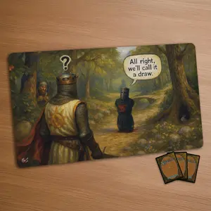Monty Python Black Knight Table Mouse Pad Fantasy Mousepad Gaming Desk Mat Setup Mat