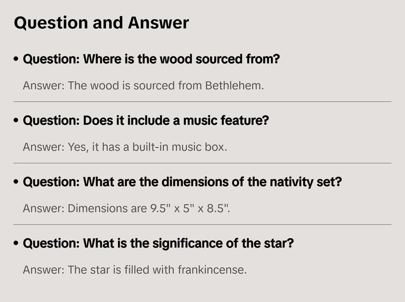 Olive Wood Nativity 6