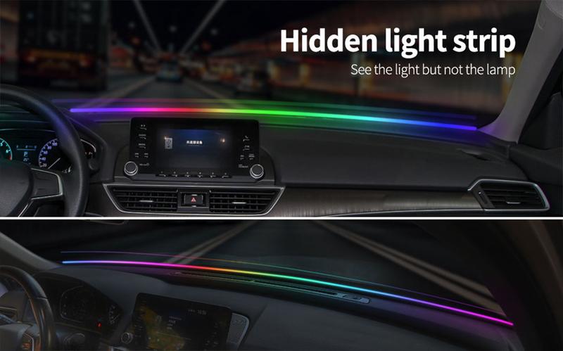 DIBMS Smart LED Car Lights Interior with USB Port, LED Strip Fiber Optic Ambient Lighting Car, Wireless App Control, Sync to Music, Car Decorations Interior Accessories Gifts for Women Men led car ambient light Multicolor LED Rock Light Kit DIBMS Smart LED Car Lights Interior with USB Port, LED Strip Fiber Optic Ambient Lighting Car, Wireless App Control, Sync to Music, Car Decorations Interior Accessories Gifts for Women Men led car ambient light Multicolor LED Rock Light Kit