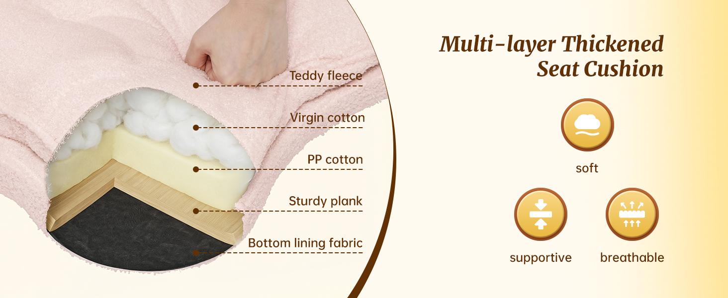 Raybee 360 Swivel Meditation Kneeling Chair with Wheels, ADHD Chair with Height Adjustable Seat for Relaxation Concentration, Cross Legged Office Chair, Pets-Friendly Home Office Furniture