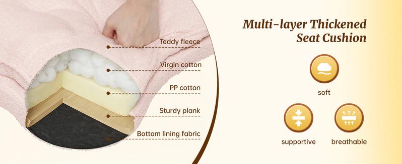 Raybee 360 Swivel Meditation Kneeling Chair with Wheels, ADHD Chair with Height Adjustable Seat for Relaxation Concentration, Cross Legged Office Chair, Pets-Friendly Home Office Furniture