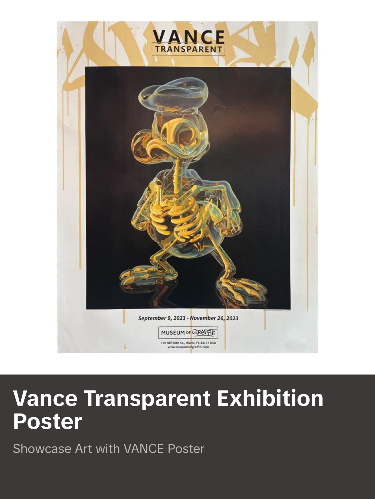 Vance Exhibition Poster