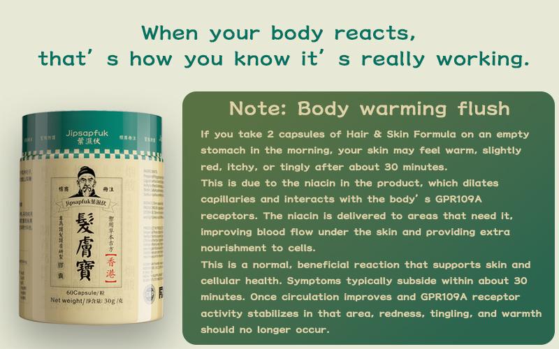 Jipsapfuk 24-in-1 Advanced Hair Growth Vitamins Biotin 10,000mcg Niacin Hong Kong Herbal Patent Blend He Shou Wu Extract Saw Palmetto 60 Day Supply