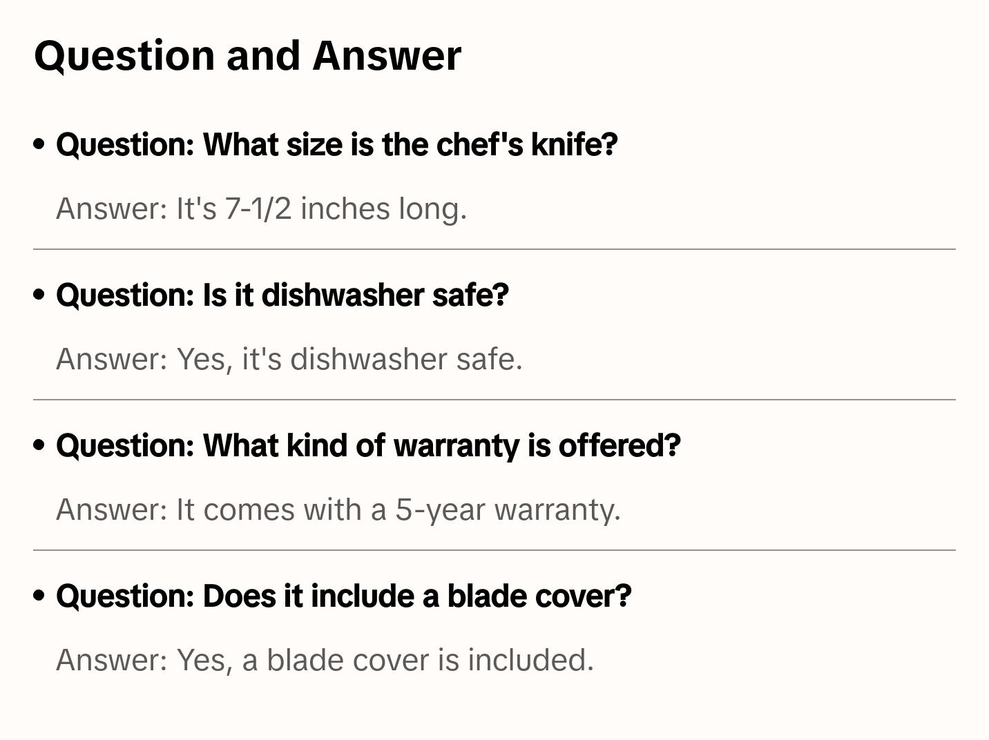 Zyliss Chefs knife with sheath stainless steel blade