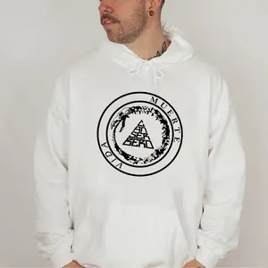Canserbero Vida y Muerte Symbol Graphic Hoodie Fleece Fabric Casual Hooded Sweatshirt Trendy Tops Perfect Gift