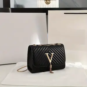 Luxury Embroidered Sequin Crossbody Bag / Women’s Trendy Mini Shoulder Purse with Tassel / Party, Date Night & Aesthetic Outfit Bag NONE