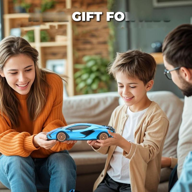 QUN XING Lamborghini Sian FKP 37 1:24 Scale 2.4GHz RC Car Officially Licensed Remote Control Toy for Kids Boys 4-7 Years Birthday Gift