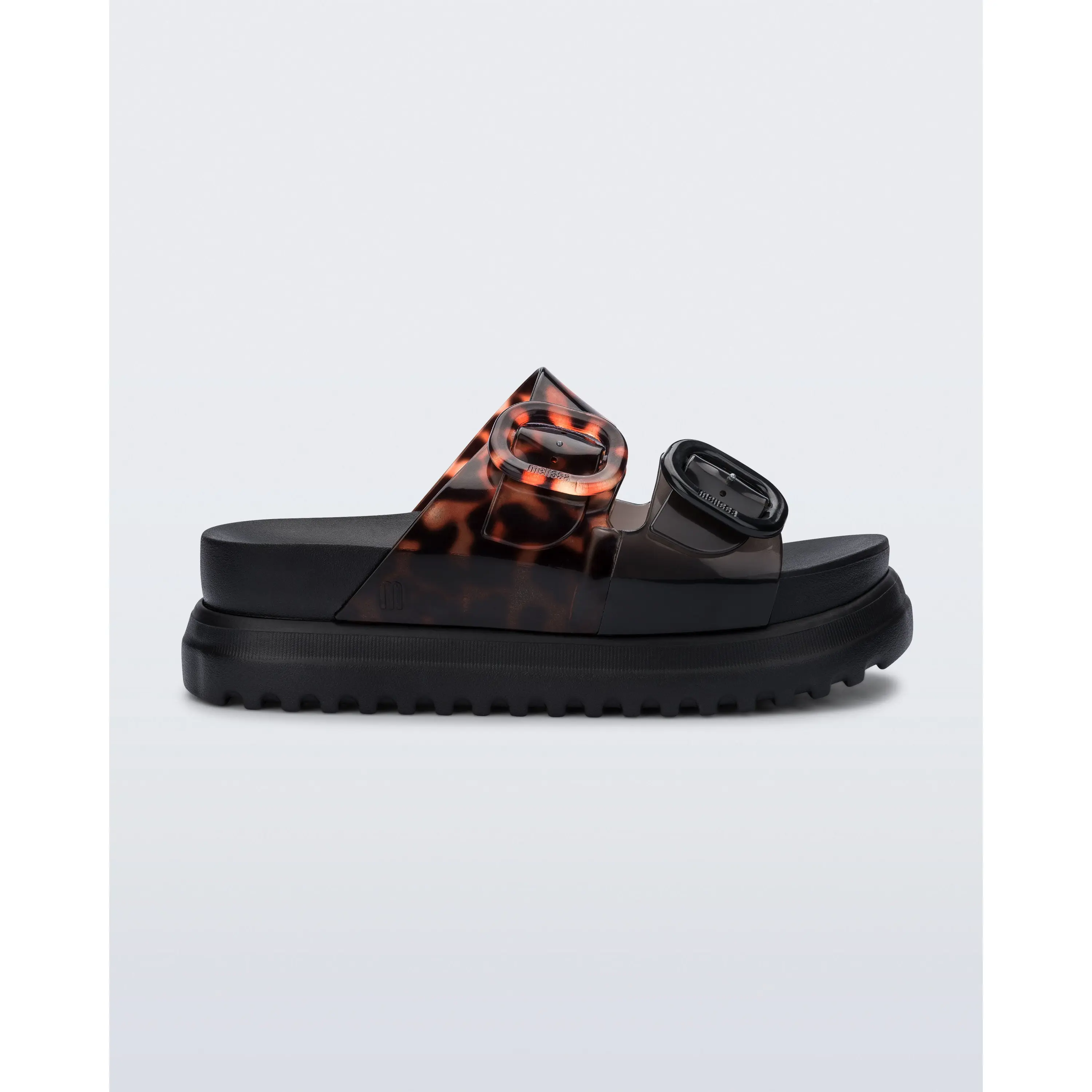 Melissa Cozy Platform Sandals - Bold Dual Buckle Straps with Chunky Sole, Women's Sandals, High-Traction, Anti-Slip Women's Sandals
