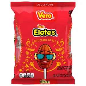Vero Elotes Spicy Strawberry lollipop - 40 Count