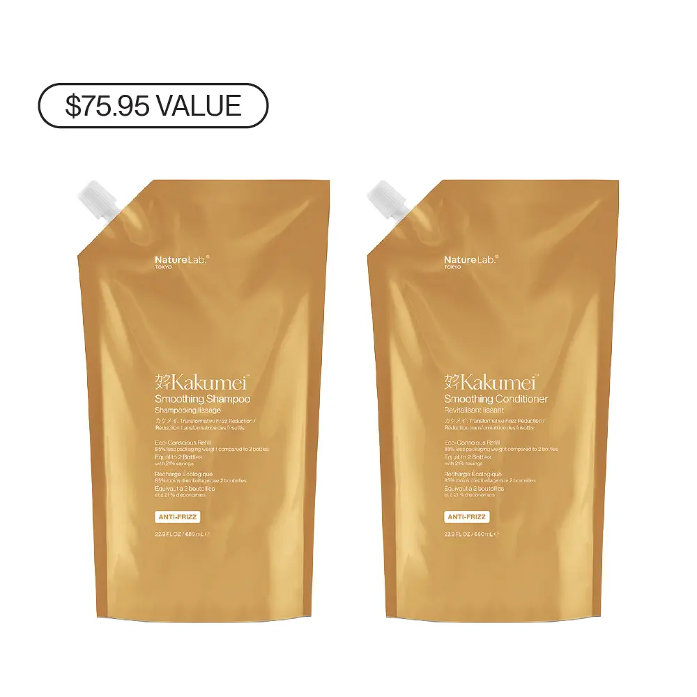 Perfect Smooth Shampoo & Conditioner Refill Duo Haircare Flawless Smoothing Anti Frizz