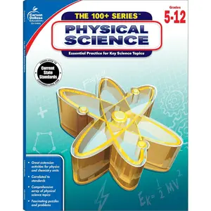 Carson Dellosa | The 100 Series: Physical Science Workbook | Grades 5-12, Science, 128pgs (Volume 14) Paperback – March 19, 2015