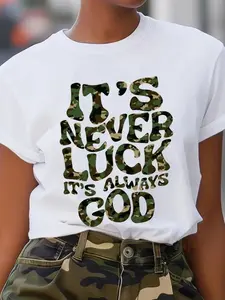 Plus Size, Casual Shortsleeved Round Neck Top, Mediumstretch Fabric, Machine Washable, Comfortable Fit for All Seasons, Tshirt with Unique Pattern, Comfortable Fit.